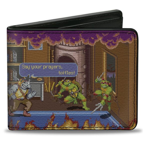 Handbags - 5333 Nickelodeon Wallet, Bifold, Teenage Mutant Ninja Turtles Battle